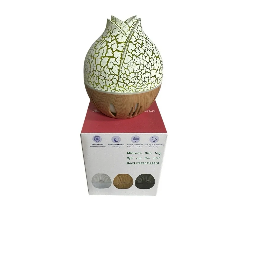 ultrasonic aroma humidifier color changing diffuser essential oil green brown